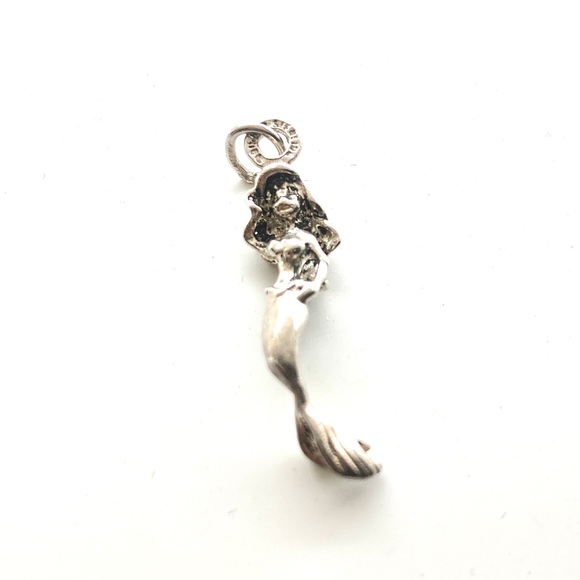 Disney Little Mermaid Charm Sterling Silver Retired Ariel Charm RARE Find